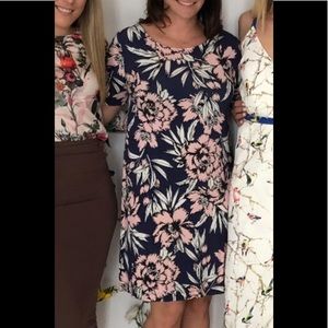 Yumi Kim floral shirt dress.